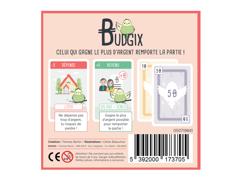 Budgix - Jeu de cartes / Jeu de société